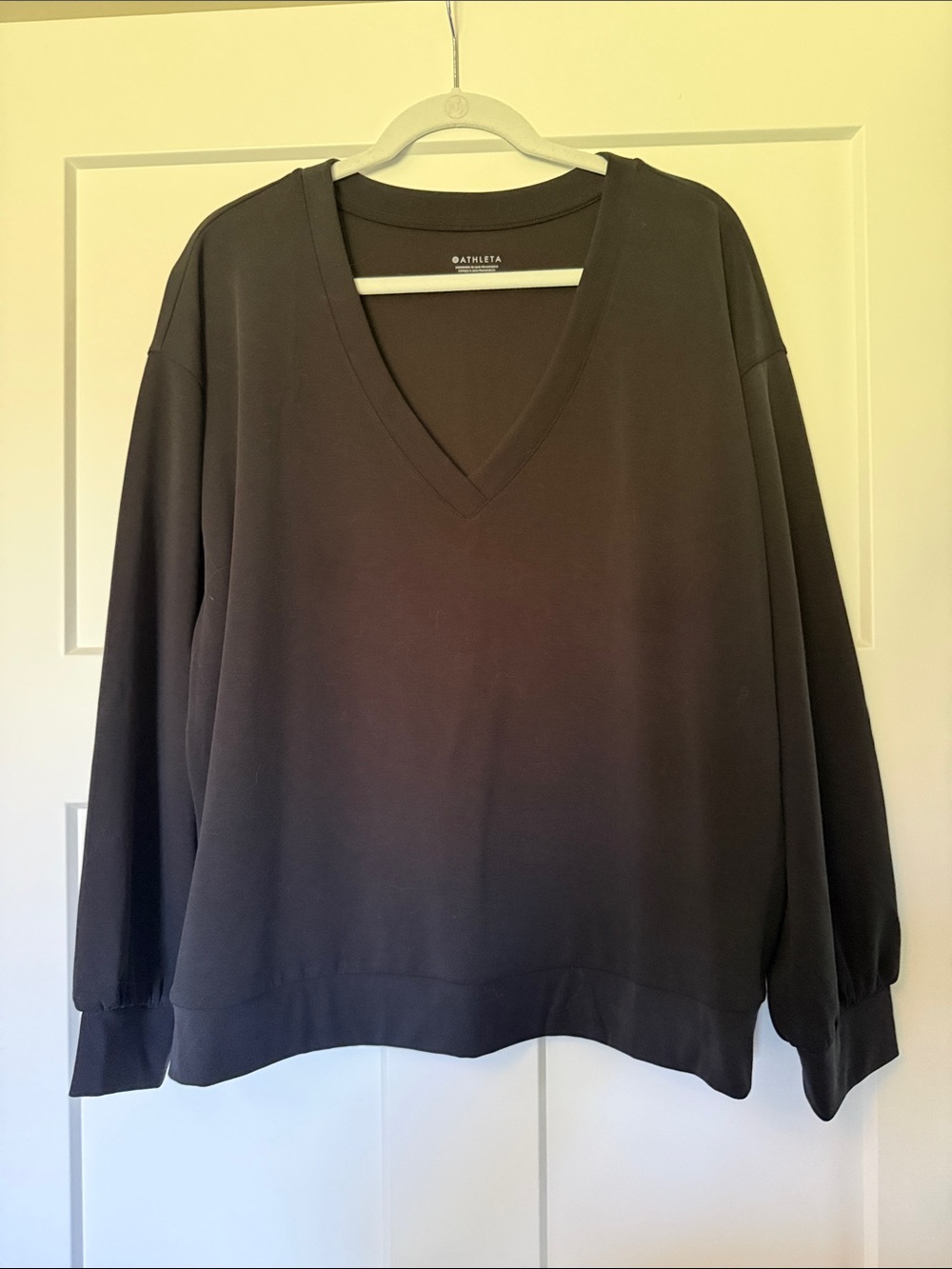 Athleta V-Neck Pullover Sweatshirt